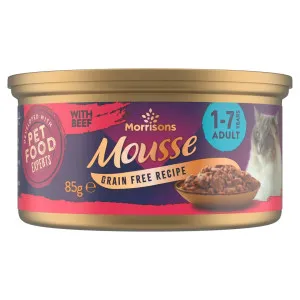 Morrisons Mousse Grain Free Recipe with Beef