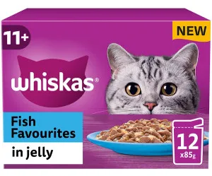 Whiskas Senior Fish Favourites in Jelly