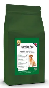 Harrier Pro Pet Foods Natural Fish and Rice Adult