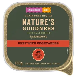 Sainsbury's Nature's Goodness Small Breed Beef with Vegetables
