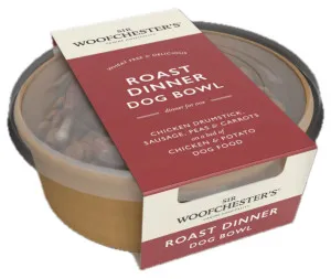 Sir Woofchester's Roast Dinner Dog Bowl