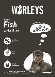 Warleys Super Premium Senior lite Rich in Fish with Rice