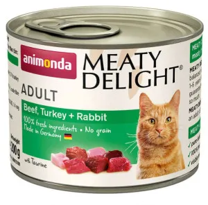Animonda Meaty Delight Beef, Turkey & Rabbit