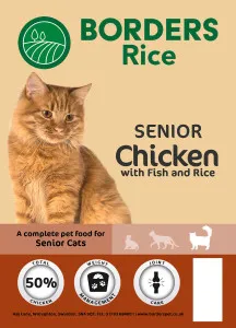 Borders Pet Foods Senior Chicken With Fish & Rice