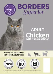 Borders Pet Foods Superior Neutered Adult Grain Free Chicken With Tuna & Salmon