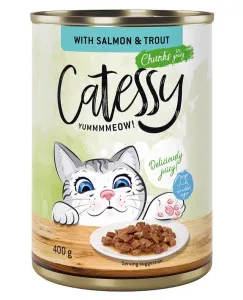 Catessy With Salmon & Trout