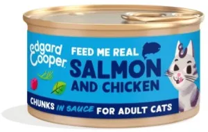 Edgard Cooper Salmon & Chicken chunks in sauce