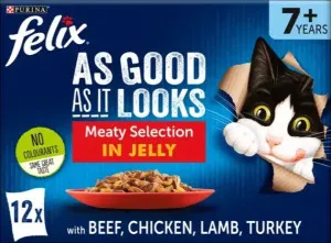 Felix As Good As it Looks 7+ Meaty Selection in Jelly