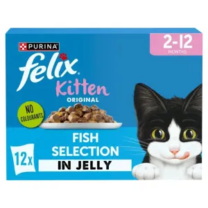 Felix Original Kitten Fish Selection in Jelly