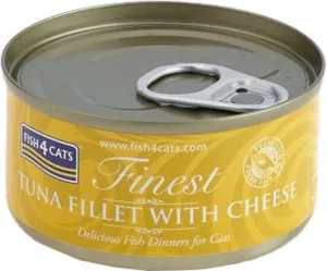 Fish 4 Cats Tuna Fillet with Cheese