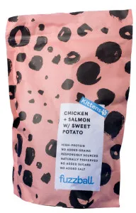 Fuzzball Kitten Chicken and Salmon with Sweet Potato