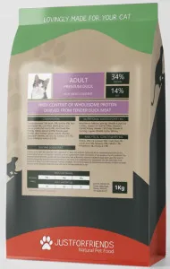 Just For Friends Natural Pet Food Adult Duck Cat