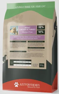 Just For Friends Natural Pet Food Gluten Free Adult Chicken Cat