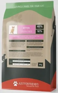 Just For Friends Natural Pet Food Gluten Free Kitten