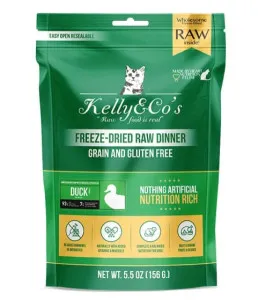 Kelly & Co's Freeze Dried Raw Dinner Duck