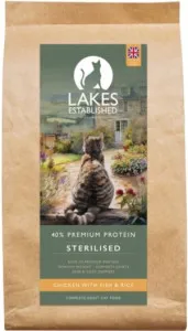 Lakes Collection Lakes Established Sensitive Sterilised Adult Chicken With Fish & Rice