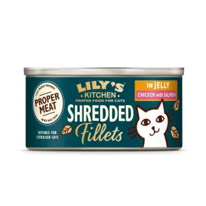 Lily's Kitchen Shredded Fillets Chicken with Salmon in Jelly