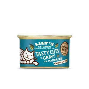 Lily's Kitchen Tasty Cuts in Gravy Mature Chicken with Fish