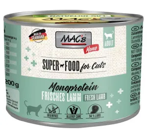 MAC's Superfood for Cats Monoprotein Fresh Lamb