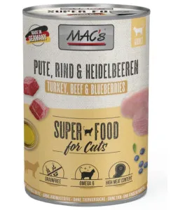 MAC's Superfood for Cats Turkey, Beef & Blueberries
