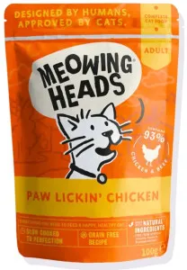 Meowing Heads Paw Lickin' Chicken Pouch