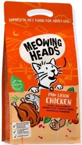 Meowing Heads Paw Licking Chicken