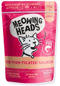 Meowing Heads So-Fish-Ticated Salmon Pouch