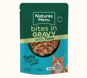 Natures Menu Bites in Gravy with Tuna
