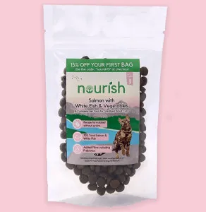 Nourish Grain Free Salmon with White Fish & Vegetables Sterilised