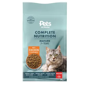 Pets at Home Complete Nutrition Complete Nutrition Mature +7 with Chicken & Vegetables