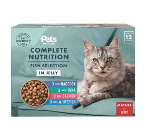 Pets at Home Complete Nutrition Mature 7+ Fish Selection in Jelly