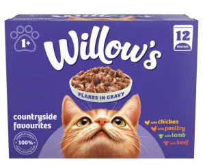 Pets at Home Willow's Countryside Favourites Flakes in Gravy
