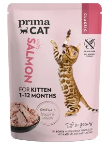 PrimaCat Classic Salmon in Gravy Kitten