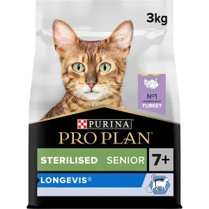Purina Pro Plan Adult 7+ Sterilised LONGEVIS Turkey