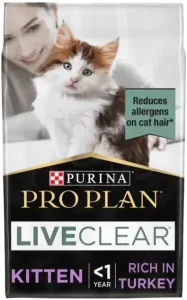 Purina Pro Plan Kitten Allergen Reducing Liveclear Turkey