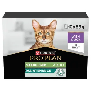 Purina Pro Plan Sterilised Maintenance with Chicken in Gravy Adult