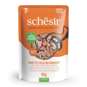 Schesir Tuna and Chicken with Shrimps in Jelly