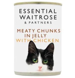 Waitrose Essential Meaty Chunks in Jelly with Chicken
