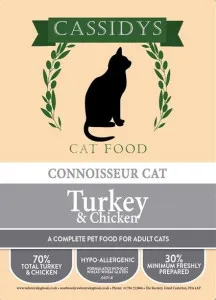 Websters Connoisseur Cat Food Turkey & Chicken