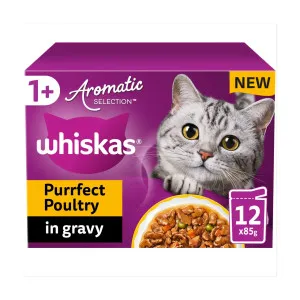 Whiskas Aromatic Purrfect Poultry Selection in Gravy