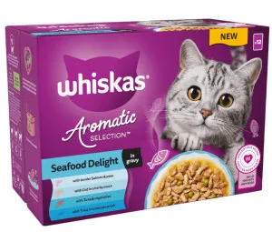 Whiskas Aromatic Seafood Delight in Gravy