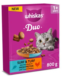 Whiskas Duo Surf & Turf with Tuna & Chicken