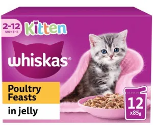 Whiskas Kitten Poultry Feasts in Jelly
