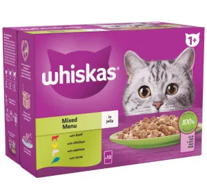 Whiskas Mixed Menu Adult in Jelly