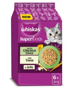 Whiskas Superfoods Rich in Chicken Liver with Tuna