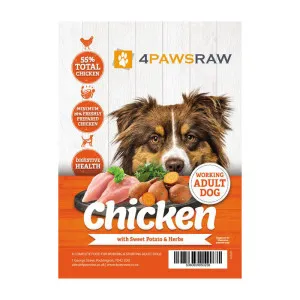 4PAWSRAW Grain Free Chicken Sweet Potato & Herbs