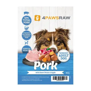 4PAWSRAW Grain Free Pork Sweet Potato & Apple