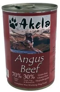 Akela Grain-Free Complete Working Dog 70% Angus Beef
