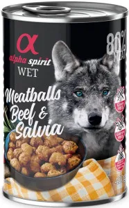 Alpha Spirit Beef with Sage Canned Meatballs