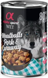 Alpha Spirit Pork with Caraway Canned Meatballs